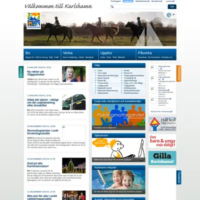 www.karlshamn.se startsida 2016