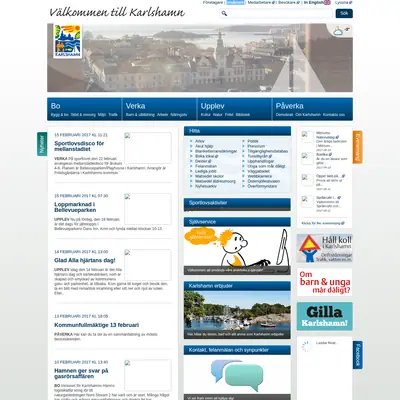 www.karlshamn.se startsida 2017