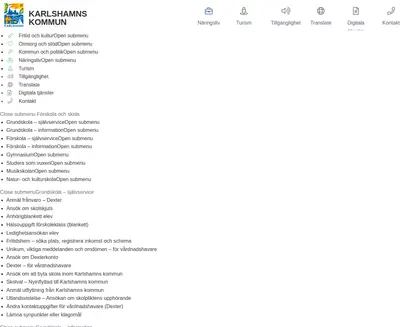 www.karlshamn.se startsida 2023
