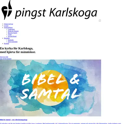 Pingst Karlskoga startsida 2025