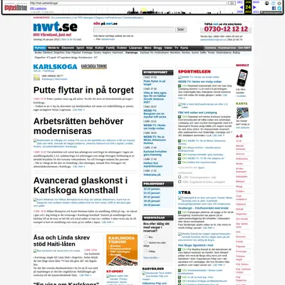 www.karlskogatidning.se startsida 2010