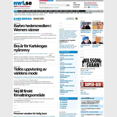 www.karlskogatidning.se startsida 2011