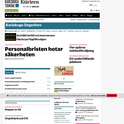www.karlskogatidning.se startsida 2016