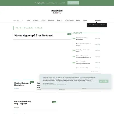 www.karlskogatidning.se startsida 2020