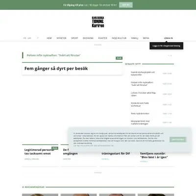 www.karlskogatidning.se startsida 2021