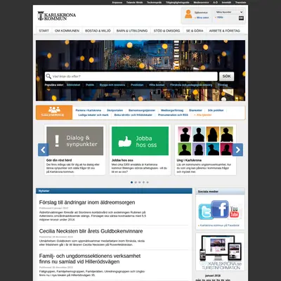 Karlskrona Nu startsida 2014