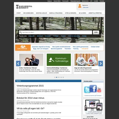 Karlskrona Nu startsida 2015