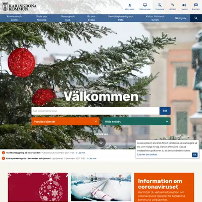 Karlskrona Nu startsida 2022