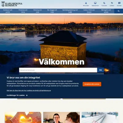Karlskrona Nu startsida 2026