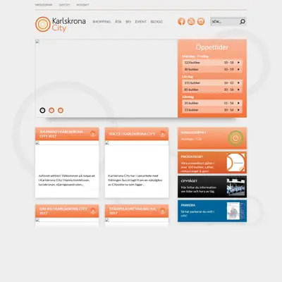 Karlskrona City startsida 2018