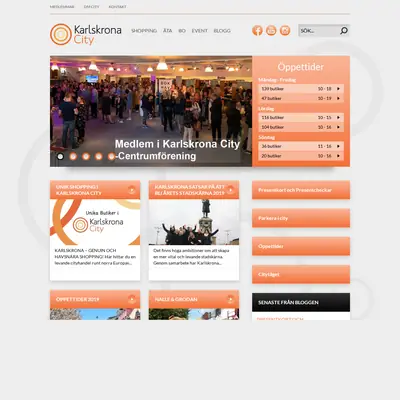 Karlskrona City startsida 2019