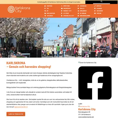Karlskrona City startsida 2023