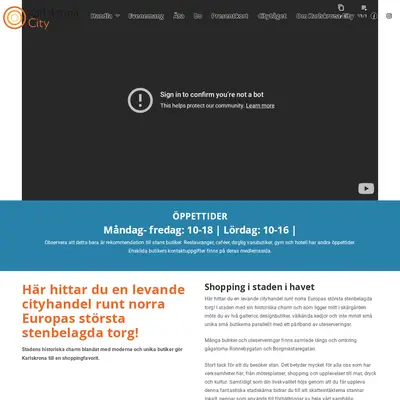 Karlskrona City startsida 2026
