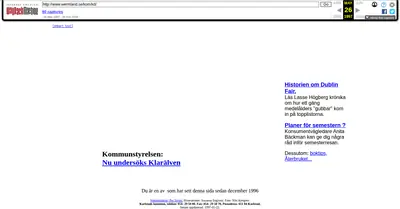 Vi i Karlstad startsida 1997