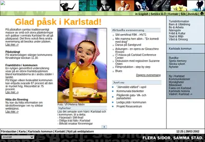 Vi i Karlstad startsida 2002