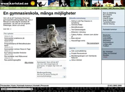 Vi i Karlstad startsida 2004