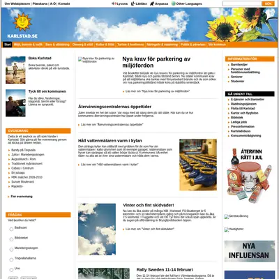 Vi i Karlstad startsida 2010