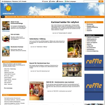 Vi i Karlstad startsida 2011
