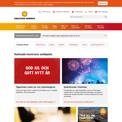 Vi i Karlstad startsida 2020