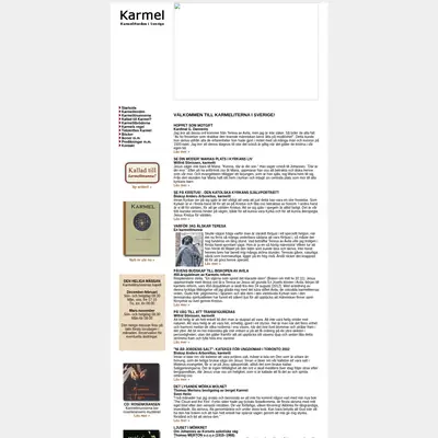 Karmel startsida 2013