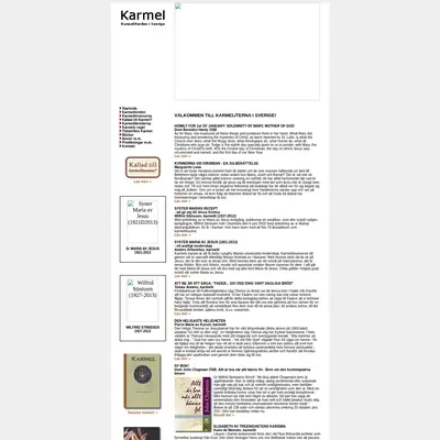 Karmel startsida 2014