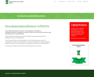 Karven startsida 2021