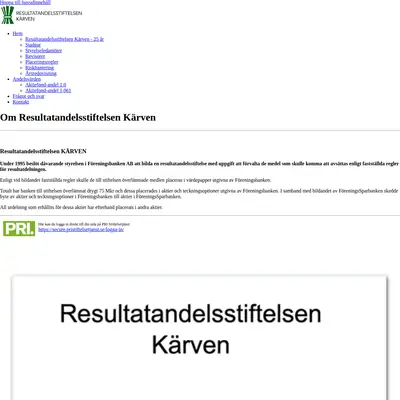 Karven startsida 2023