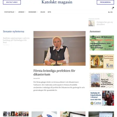 KATOLSKT MAGASIN startsida 2025