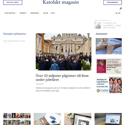 KATOLSKT MAGASIN startsida 2026