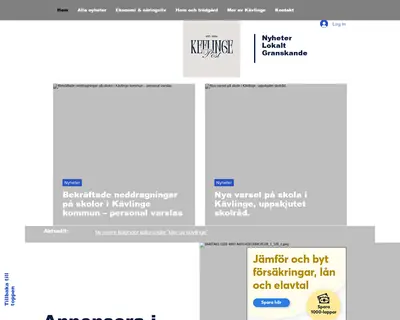 Nyheter från Keflingeposten startsida 2025