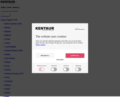 KENTAUR startsida 2022