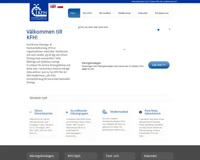 KFH-Nytt startsida 2014