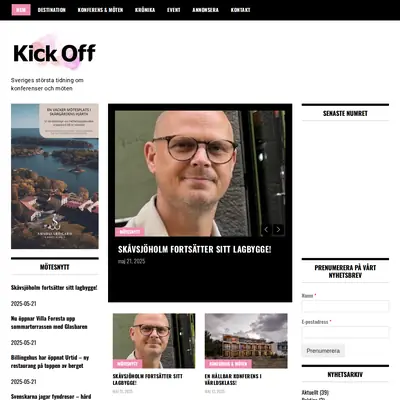 Kick Off startsida 2026