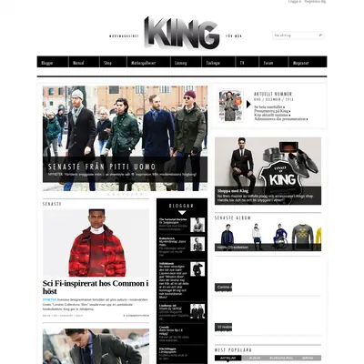 www.kingmagazine.se startsida 2014