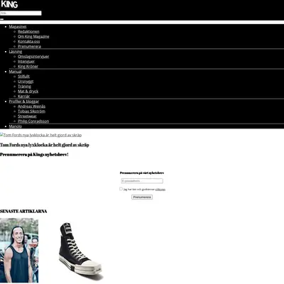 www.kingmagazine.se startsida 2021