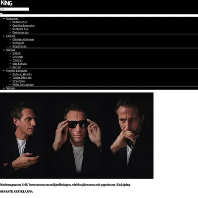 www.kingmagazine.se startsida 2023