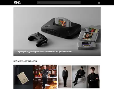 www.kingmagazine.se startsida 2025