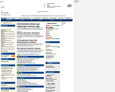 kkuriren.se startsida 2006