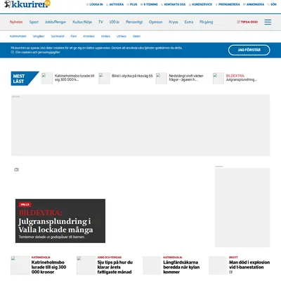 kkuriren.se startsida 2018