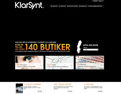 KlarSynt startsida 2010