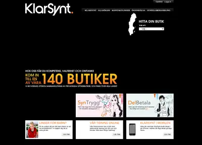 KlarSynt startsida 2011