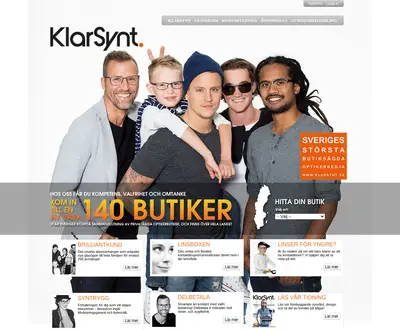 KlarSynt startsida 2015