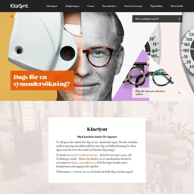 KlarSynt startsida 2017