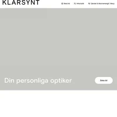 KlarSynt startsida 2023
