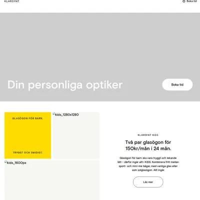 KlarSynt startsida 2025