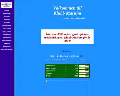 Båtologen startsida 2003
