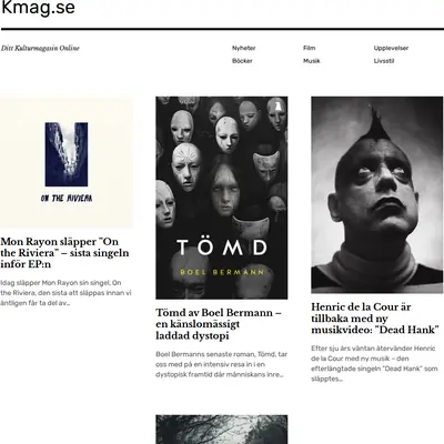 kmag.se startsida 2025