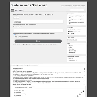 www.kmarkt.se startsida 2013