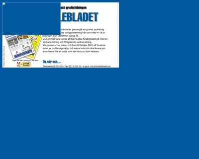 Knalle-Bladet startsida 2001