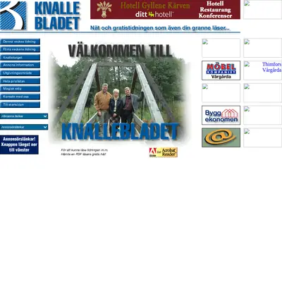 Knalle-Bladet startsida 2006
